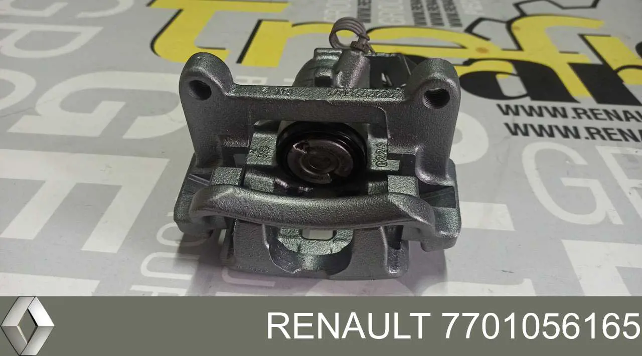 7701056165 Renault (RVI) Suporte do freio traseiro direito