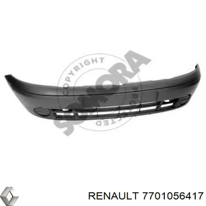 7701056417 Renault (RVI) Pára-choque dianteiro
