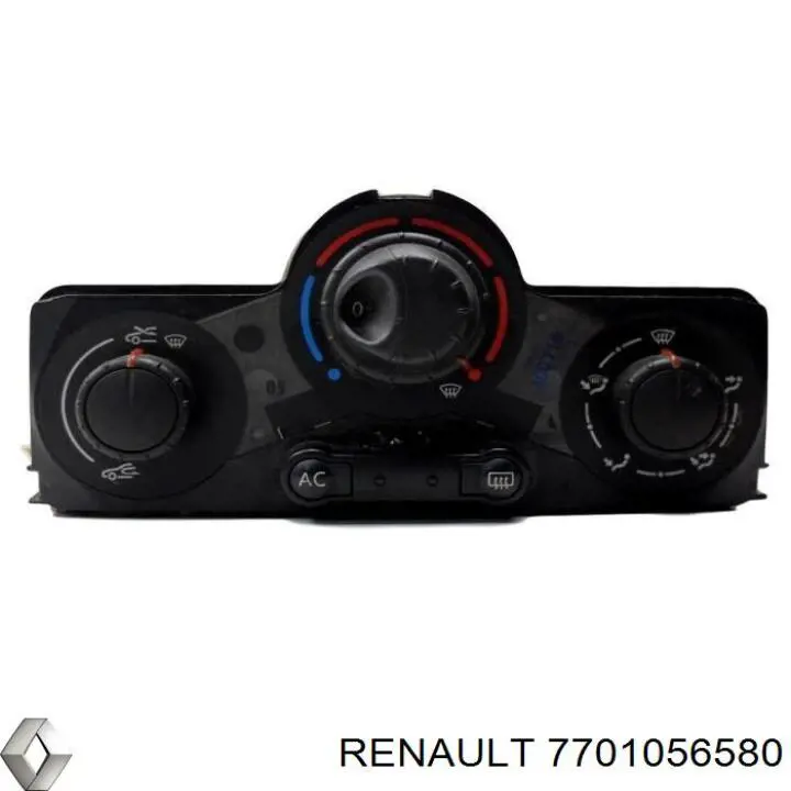 7701056580 Renault (RVI) Unidade de controlo dos modos de aquecimento/condicionamento