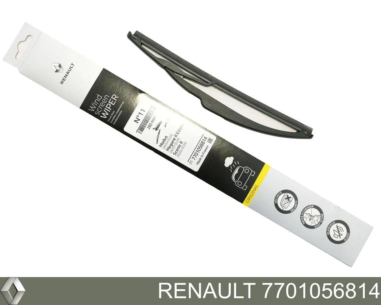 Limpa-pára-brisas de vidro traseiro Renault (RVI) 7701056814 preço, a partir de 6,44 USD