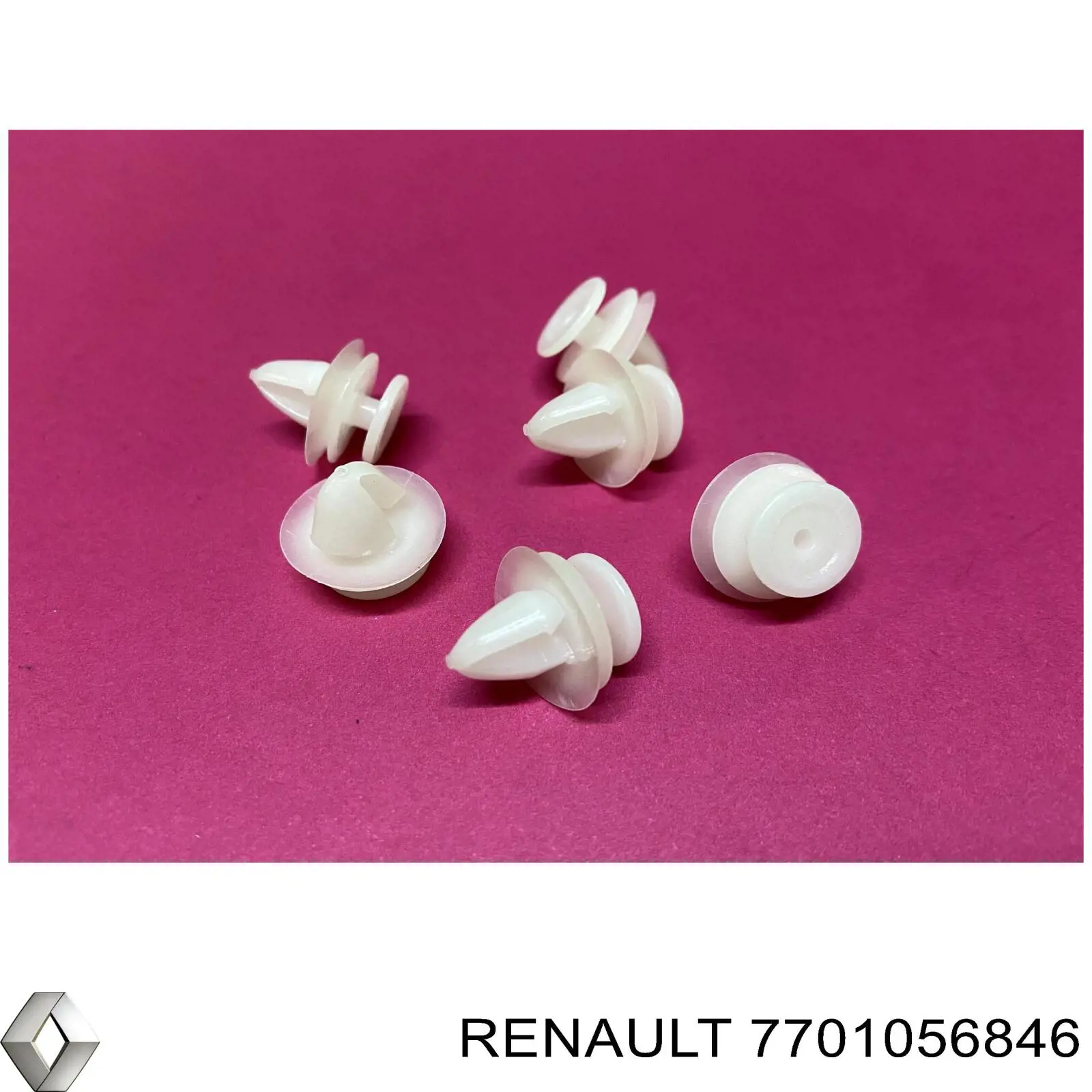 Braçadeira (cápsula) de fixação de moldura da porta Renault (RVI) 7701056846 preço, a partir de 0,17 USD