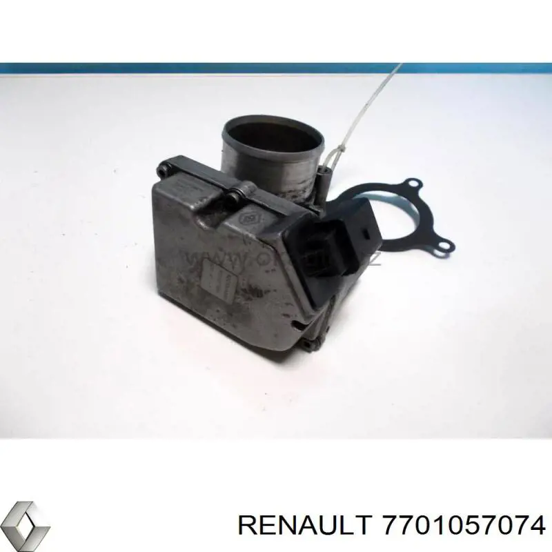 7701057074 Renault (RVI) Válvula de borboleta montada
