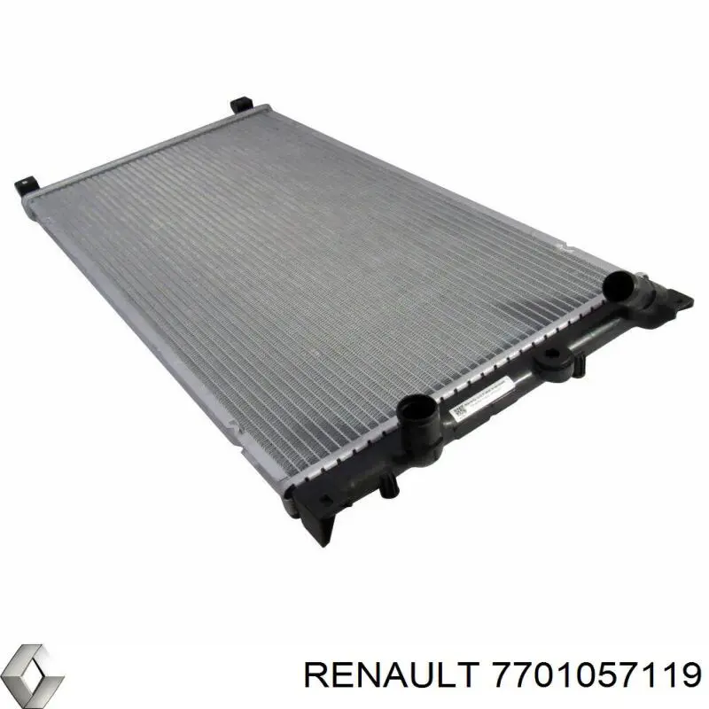 Radiador de esfriamento de motor Renault (RVI) 7701057119 preço, a partir de 108,96 USD