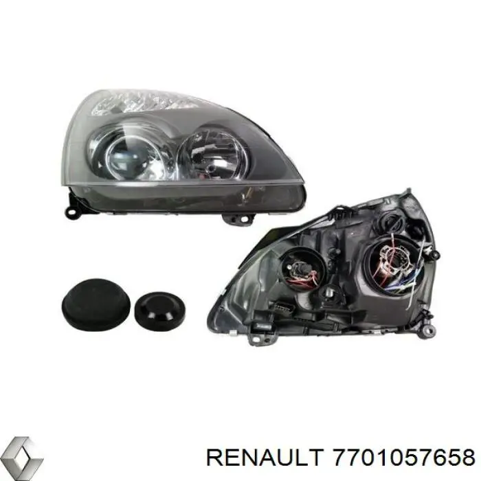 Luz direita Renault (RVI) 7701057658 preço, a partir de 83,43 USD