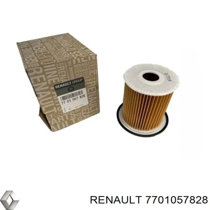 7701057828 Renault (RVI) Filtro de óleo