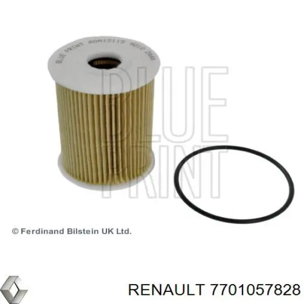 Filtro de óleo Renault (RVI) 7701057828 preço, a partir de 8,57 USD