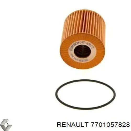 Compre 7701057828 Renault (RVI) Filtro de óleo