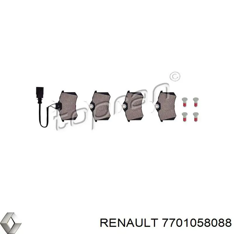 Sensor de posição (de revoluções) de cambota Renault (RVI) 7701058088 preço, a partir de 66,56 USD