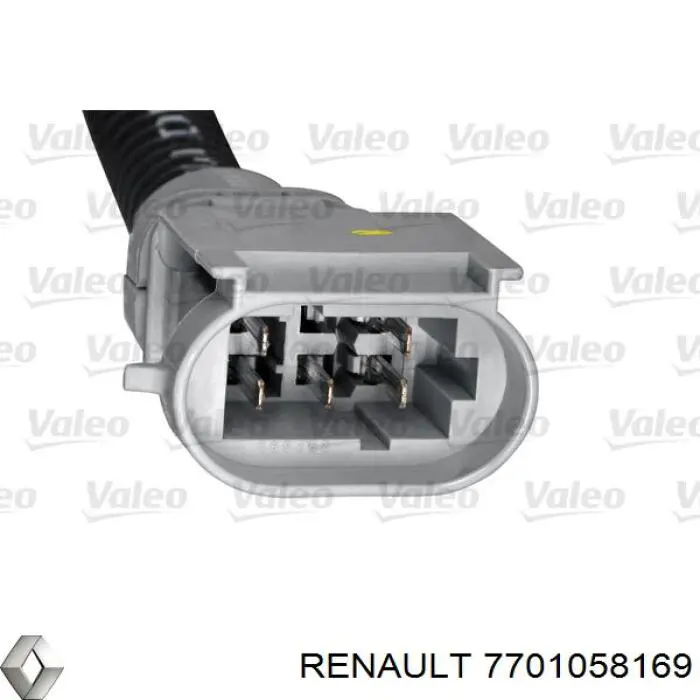 Compre 7701058169 Renault (RVI) Motor de limpador pára-brisas do pára-brisas