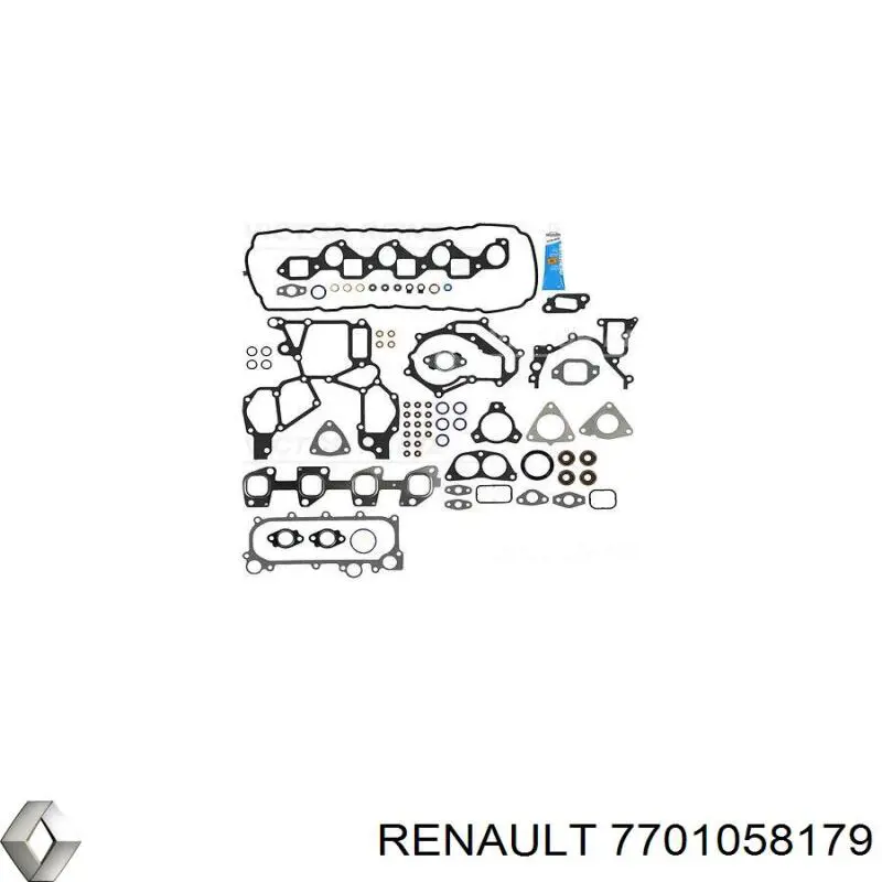 7701058179 Renault (RVI) Kit de vedantes de motor completo