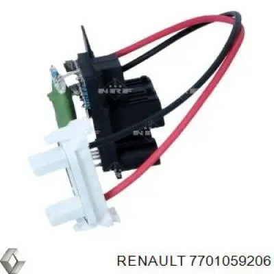 Resistor (resistência) de ventilador de forno (de aquecedor de salão) Renault (RVI) 7701059206 preço, a partir de 54,48 USD
