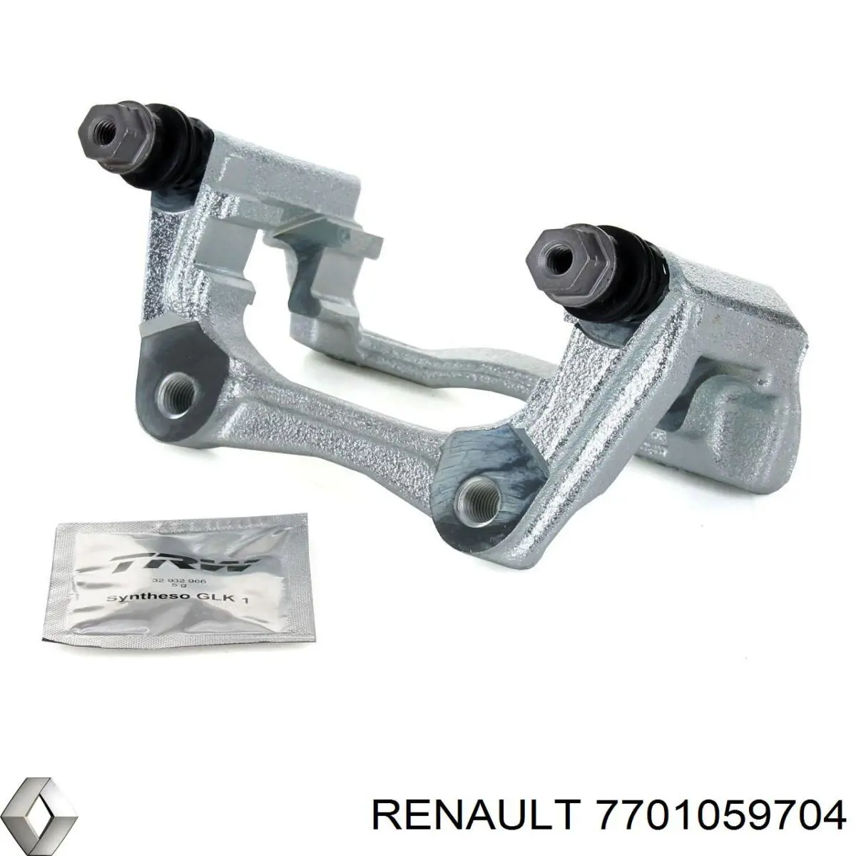 Compre 7701059704 Renault (RVI) Braçadeira do freio de suporte dianteiro