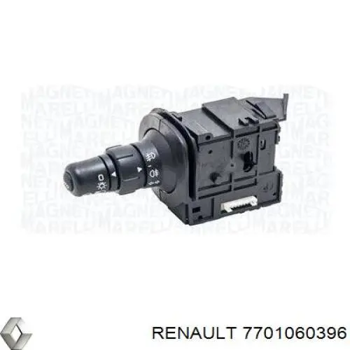 7701060396 Renault (RVI) Comutador esquerdo instalado na coluna da direção