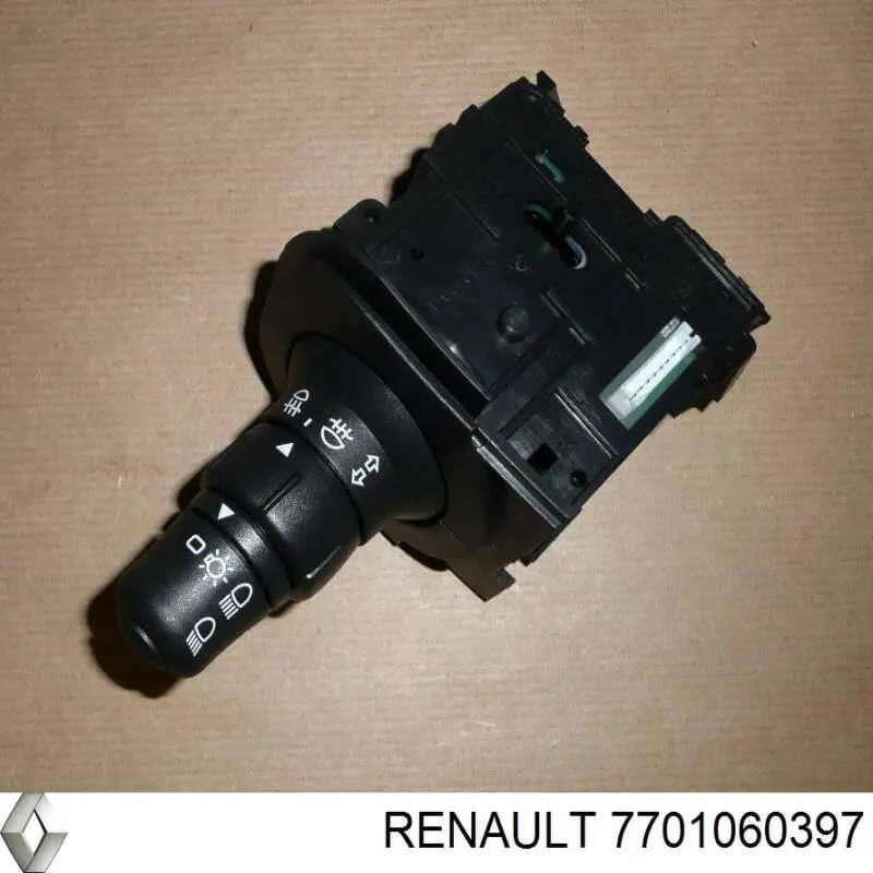 7701060397 Renault (RVI) Comutador esquerdo instalado na coluna da direção