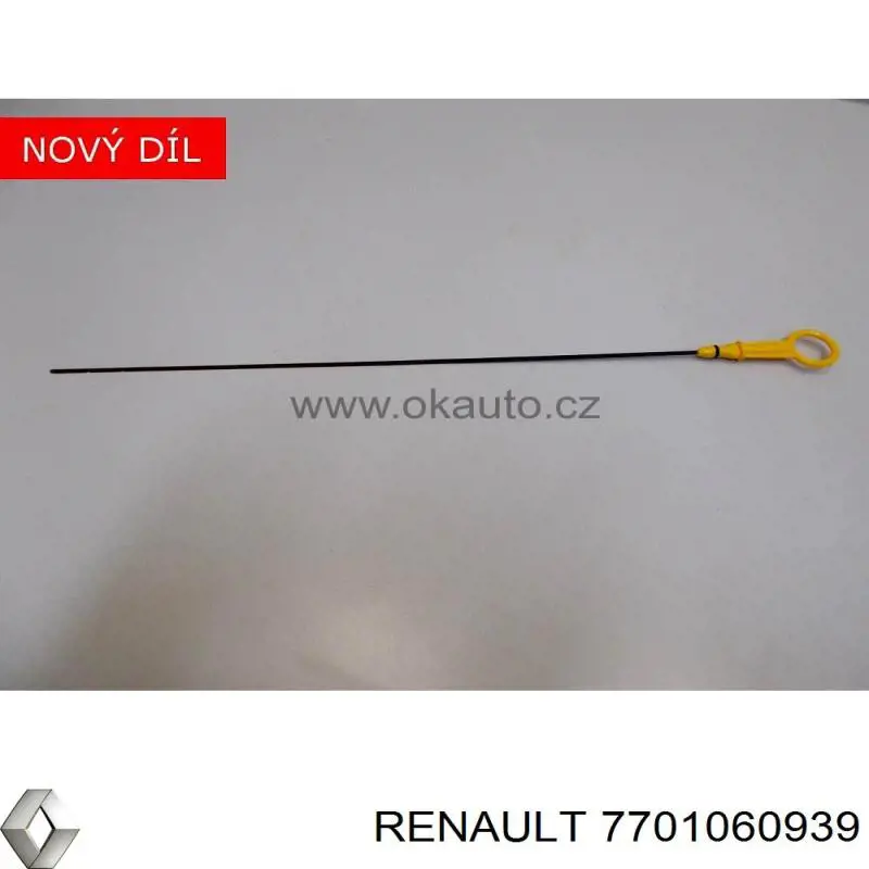 7701060939 Renault (RVI) Sonda (indicador) do nível de óleo no motor