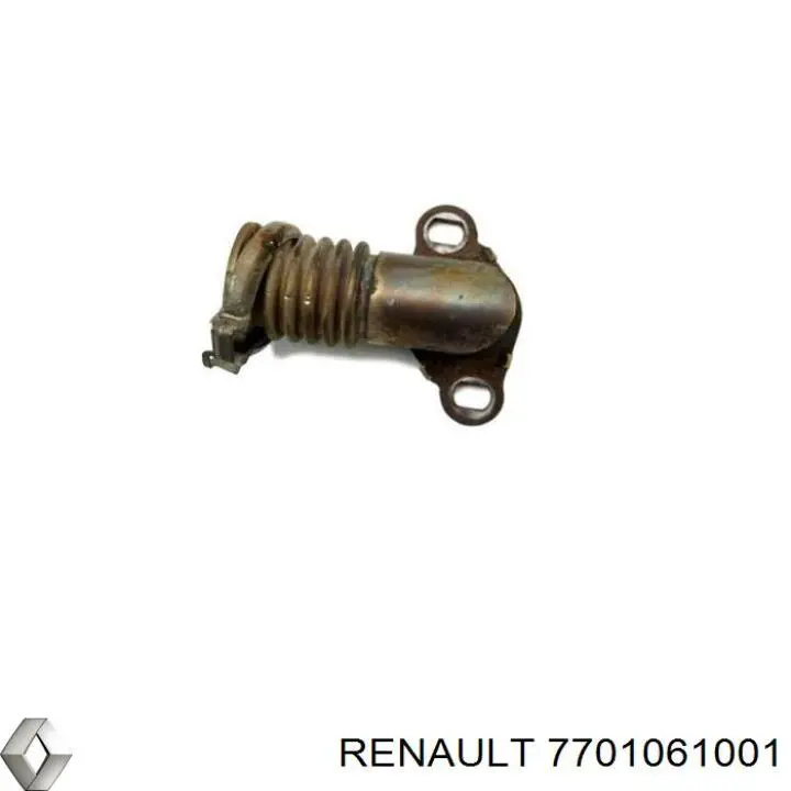 7701061001 Renault (RVI) Radiador do sistema EGR de recirculação dos gases de escape