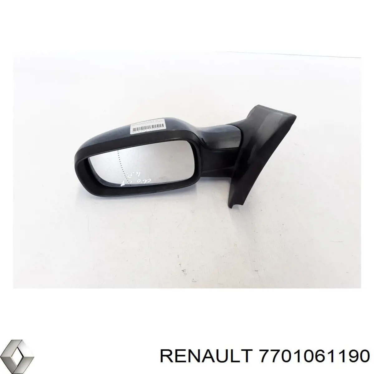 7701061190 Renault (RVI) Espelho de retrovisão esquerdo