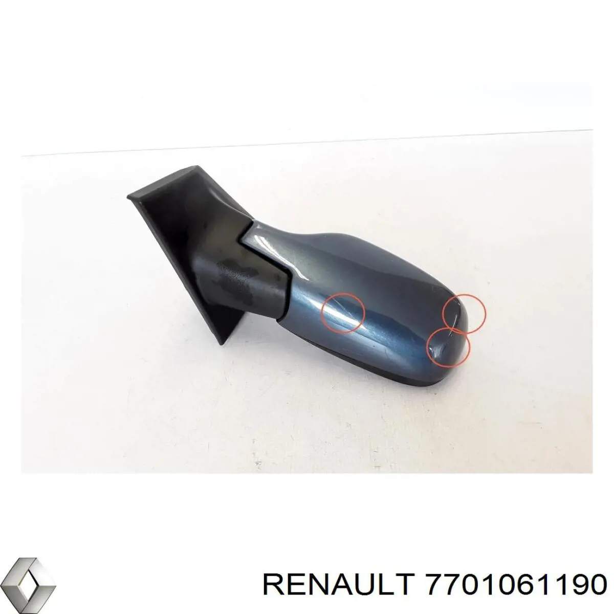 Espelho de retrovisão esquerdo Renault (RVI) 7701061190 preço, a partir de 52,78 USD