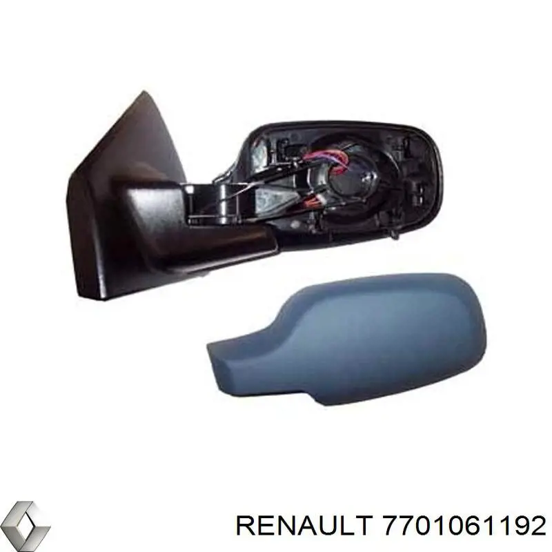 7701061192 Renault (RVI) Espelho de retrovisão esquerdo