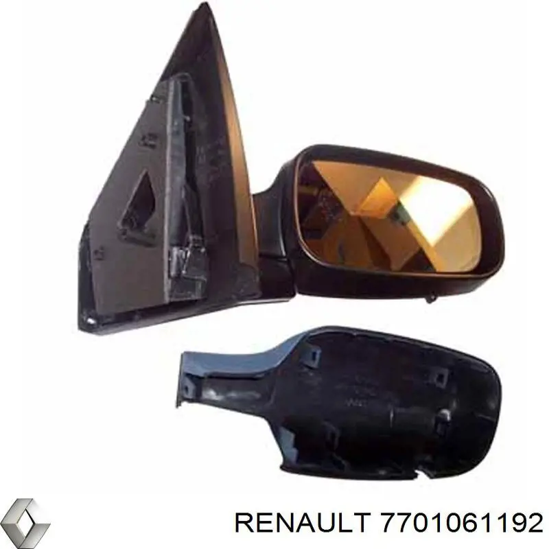 Espelho de retrovisão esquerdo Renault (RVI) 7701061192 preço, a partir de 62,99 USD