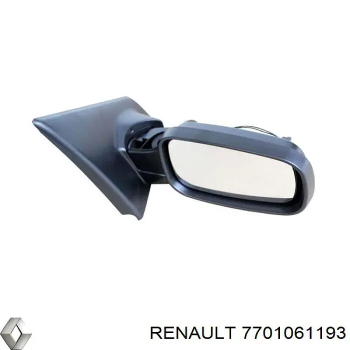 7701061193 Renault (RVI) Espelho de retrovisão direito