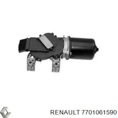Compre 7701061590 Renault (RVI) Motor de limpador pára-brisas do pára-brisas