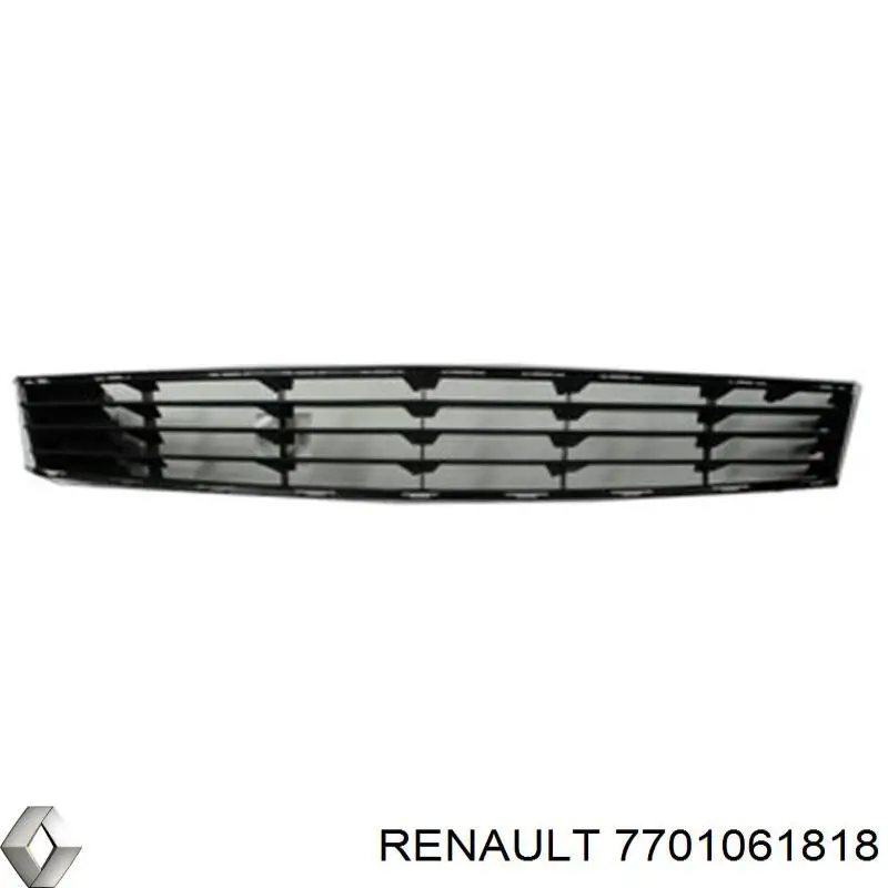 Compre 7701061818 Renault (RVI) Grelha do pára-choque dianteiro