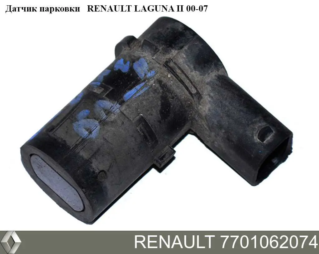 7701062074 Renault (RVI) Sensor traseiro de sinalização de estacionamento (sensor de estacionamento)