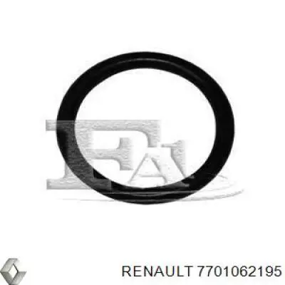7701062195 Renault (RVI) Vedante de mangueira de derivação de óleo de turbina
