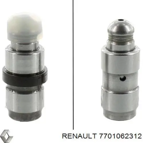 Compensador hidrâulico (empurrador hidrâulico), empurrador de válvulas Renault (RVI) 7701062312 preço, a partir de 11,60 USD