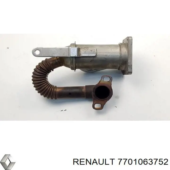 Radiador do sistema EGR de recirculação dos gases de escape Renault (RVI) 7701063752 preço, a partir de 44,34 USD