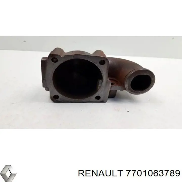 7701063789 Renault (RVI) Radiador do sistema EGR de recirculação dos gases de escape