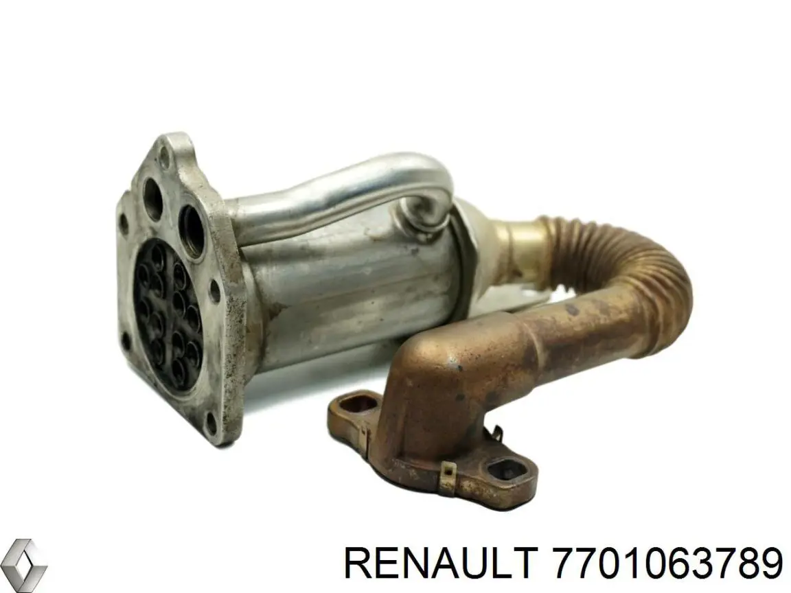 Compre 7701063789 Renault (RVI) Radiador do sistema EGR de recirculação dos gases de escape