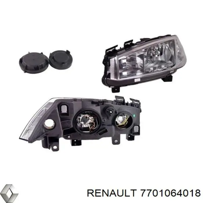 7701064018 Renault (RVI) Luz esquerda