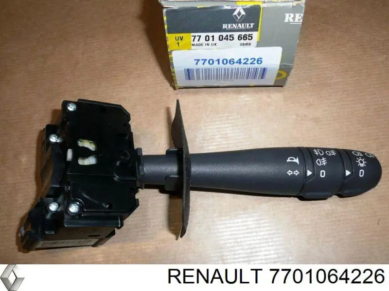 Comutador esquerdo instalado na coluna da direção Renault (RVI) 7701064226 preço, a partir de 39,47 USD