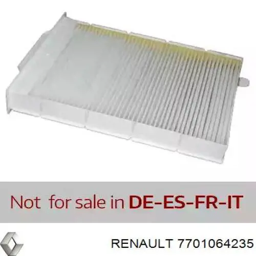 7701064235 Renault (RVI) Filtro de salão