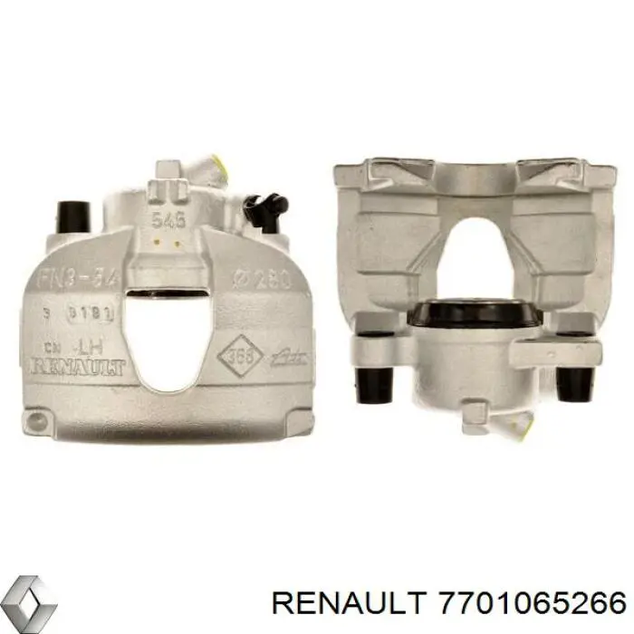 Suporte do freio dianteiro esquerdo Renault (RVI) 7701065266 preço, a partir de 56,18 USD