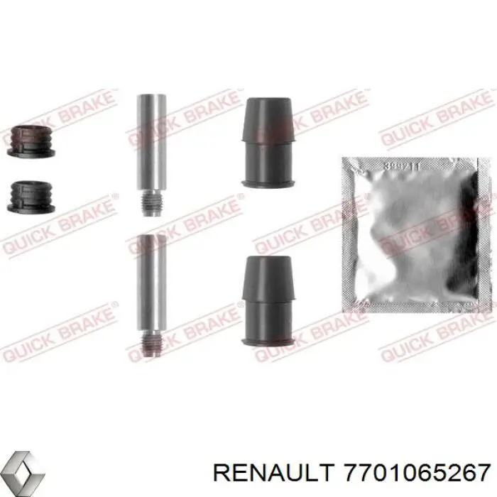 7701065267 Renault (RVI) Suporte do freio dianteiro direito