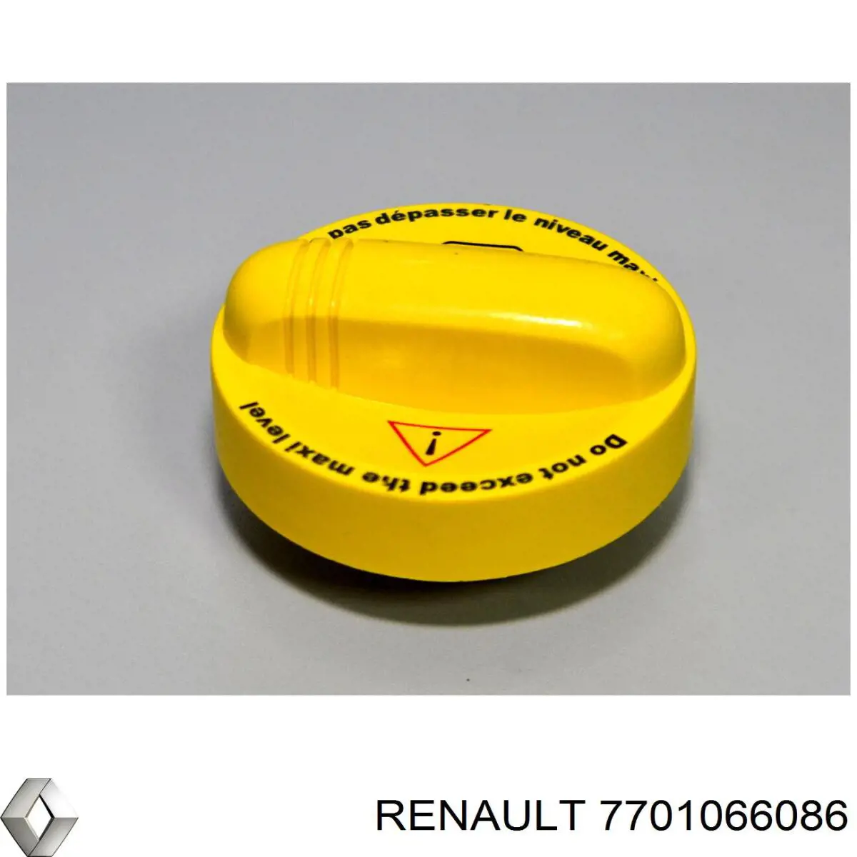 7701066086 Renault (RVI) Tampa do gargalho de enchimento de óleo