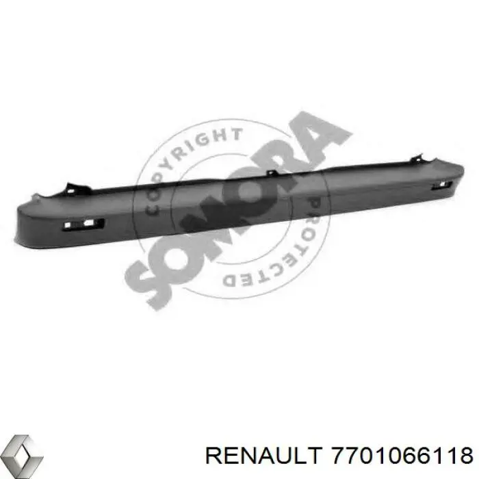 7701066118 Renault (RVI) Pára-choque dianteiro