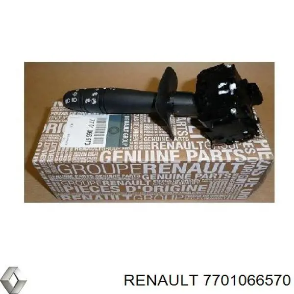 7701051758 Renault (RVI) Comutador esquerdo instalado na coluna da direção