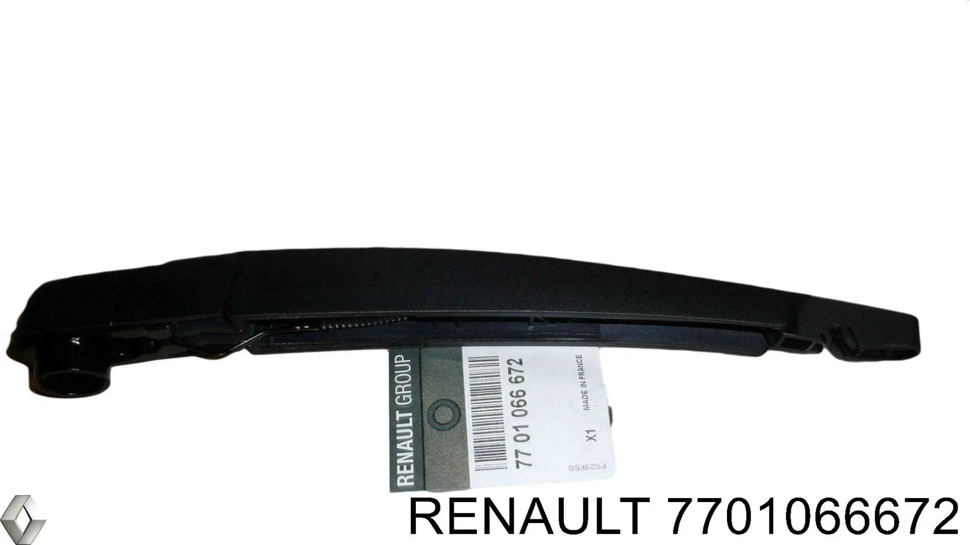 7701066672 Renault (RVI) Braço de limpa-pára-brisas de vidro traseiro