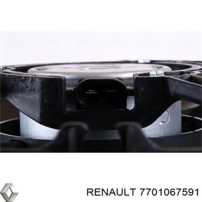 7701067591 Renault (RVI) Ventilador (roda de aletas) do radiador de esfriamento