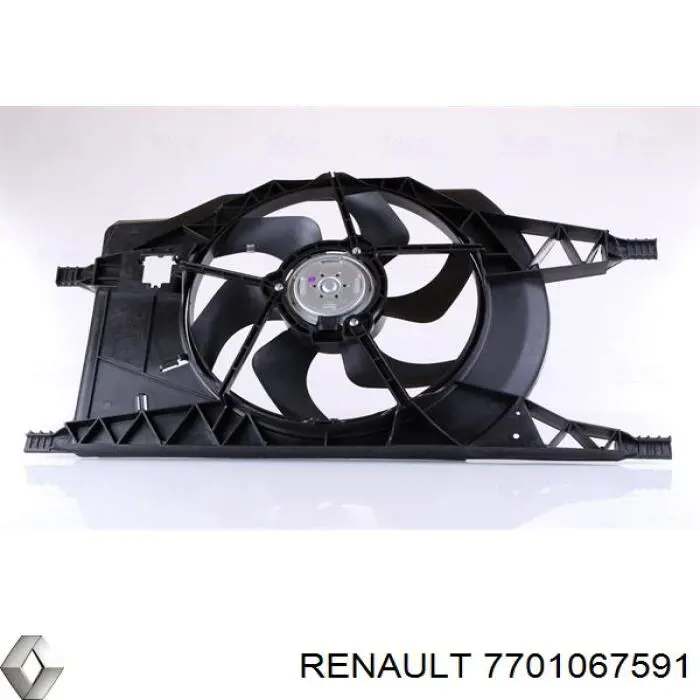 Ventilador (roda de aletas) do radiador de esfriamento Renault (RVI) 7701067591 preço, a partir de 66,40 USD