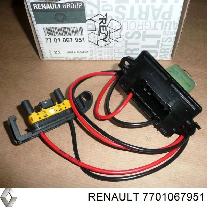 7701067951 Renault (RVI) Resistor (resistência) de ventilador de forno (de aquecedor de salão)