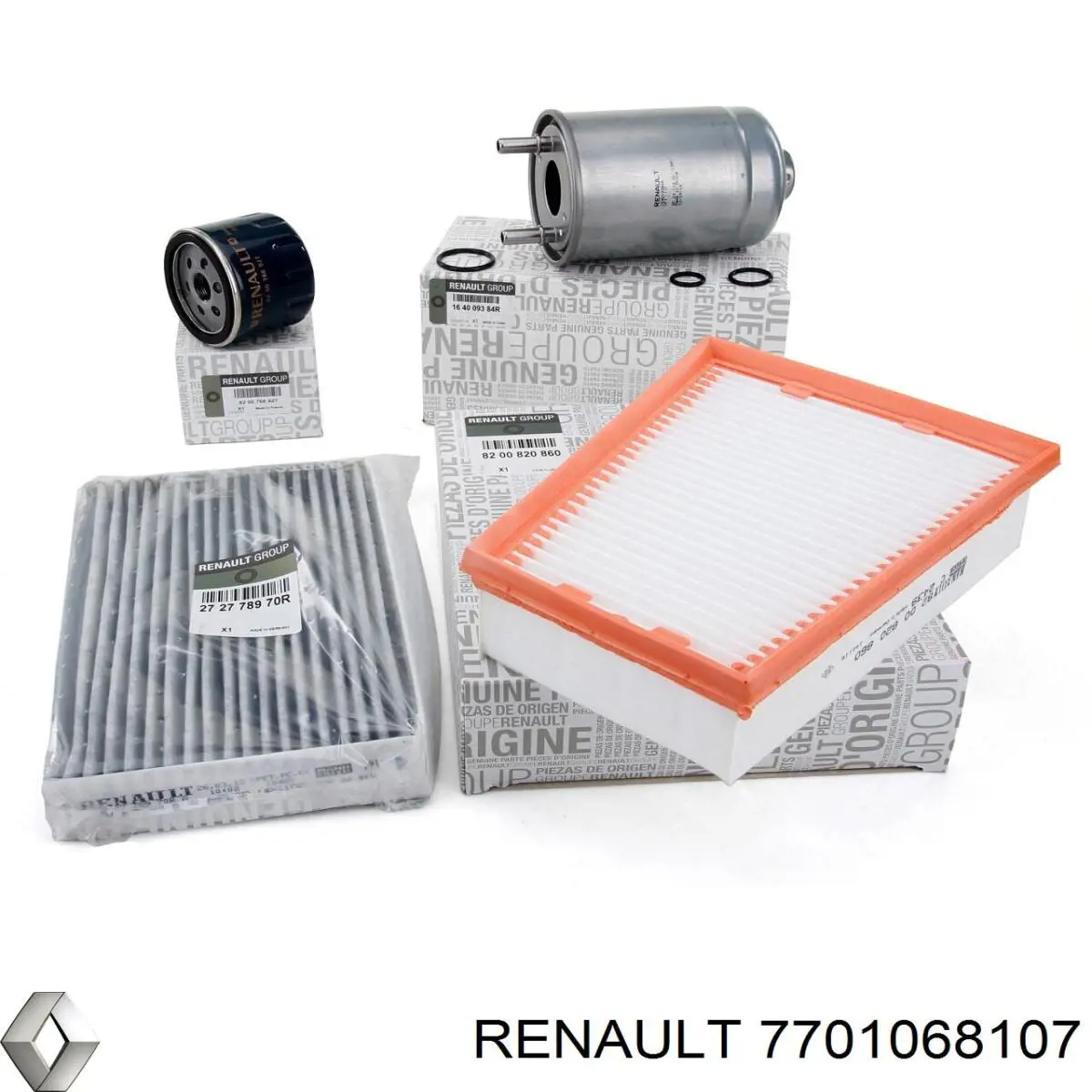 Compre 7701068107 Renault (RVI) Filtro de combustível