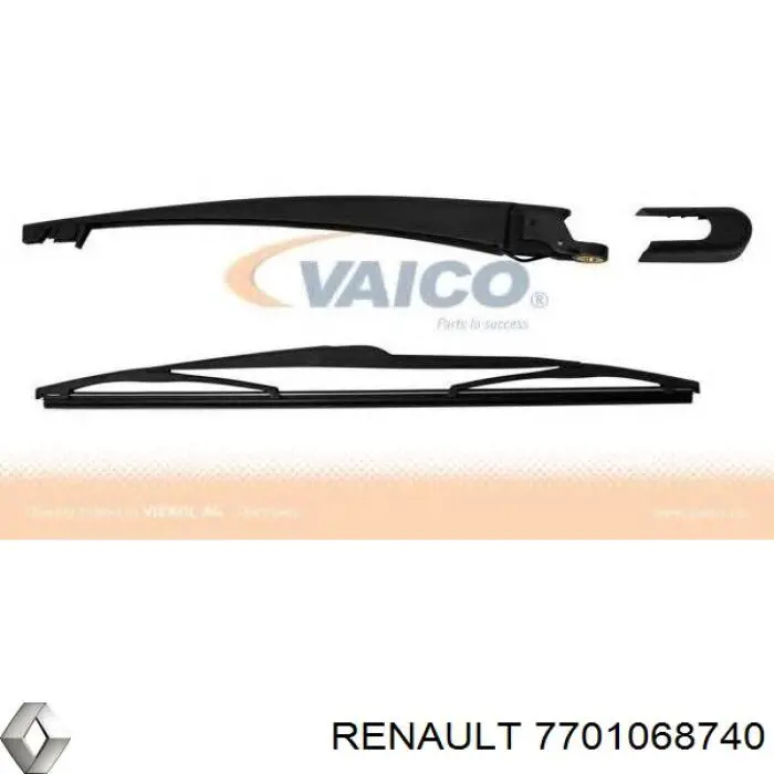 7701068740 Renault (RVI) Tampão da porca de fixação do braço de limpador de pára-brisa traseiro