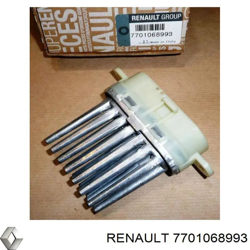 Resistor (resistência) de ventilador de forno (de aquecedor de salão) Renault (RVI) 7701068993 preço, a partir de 58,86 USD