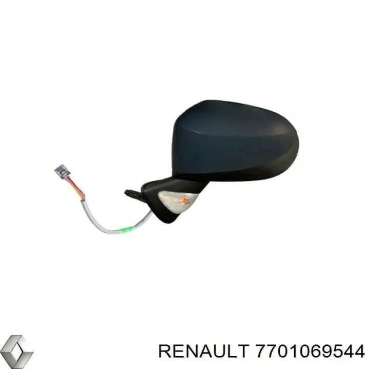 Compre 7701069544 Renault (RVI) Espelho de retrovisão esquerdo