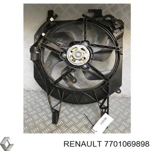 Ventilador elétrico de esfriamento montado (motor + roda de aletas) Renault (RVI) 7701069898 preço, a partir de 100,63 USD